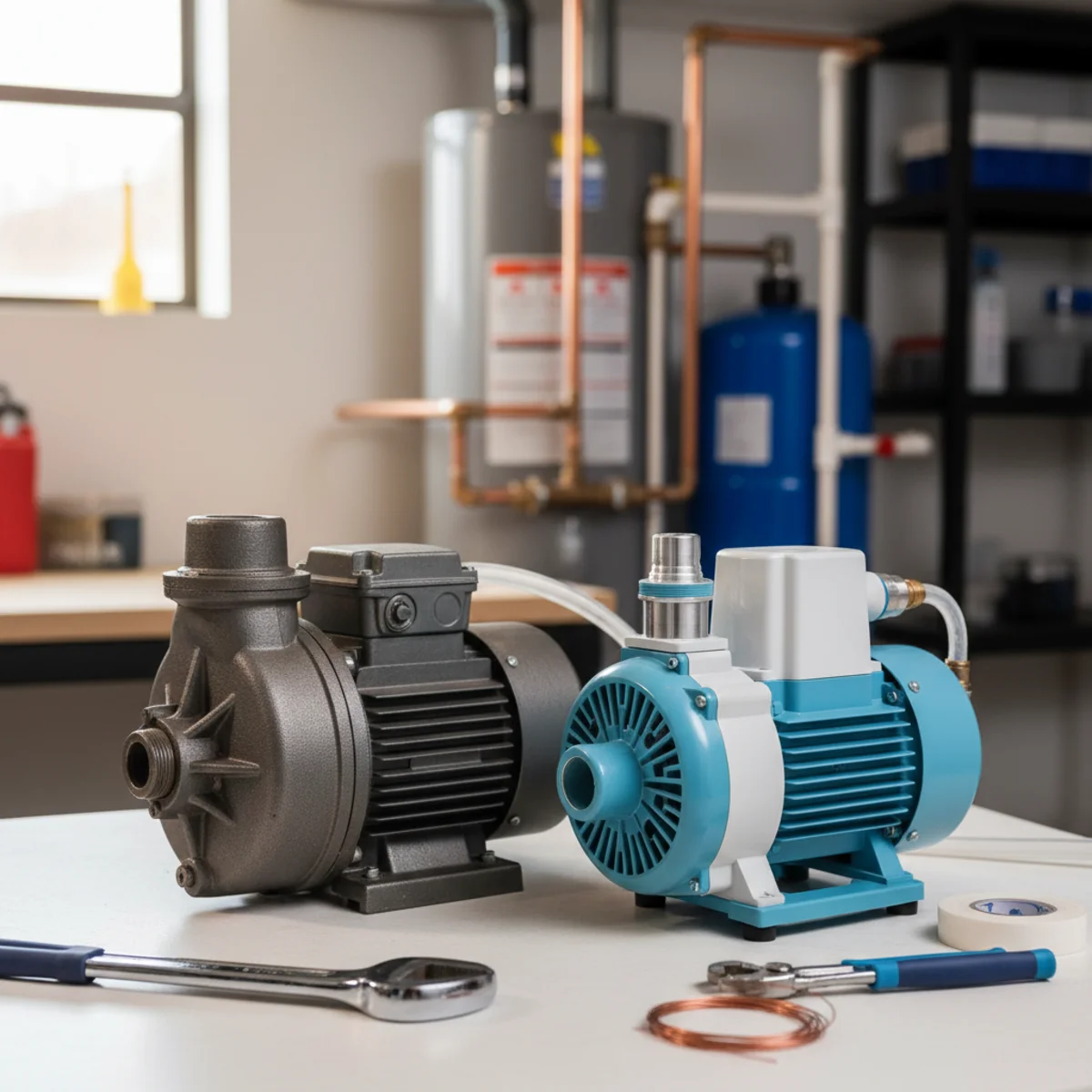 Cast iron vs plastic sump pump