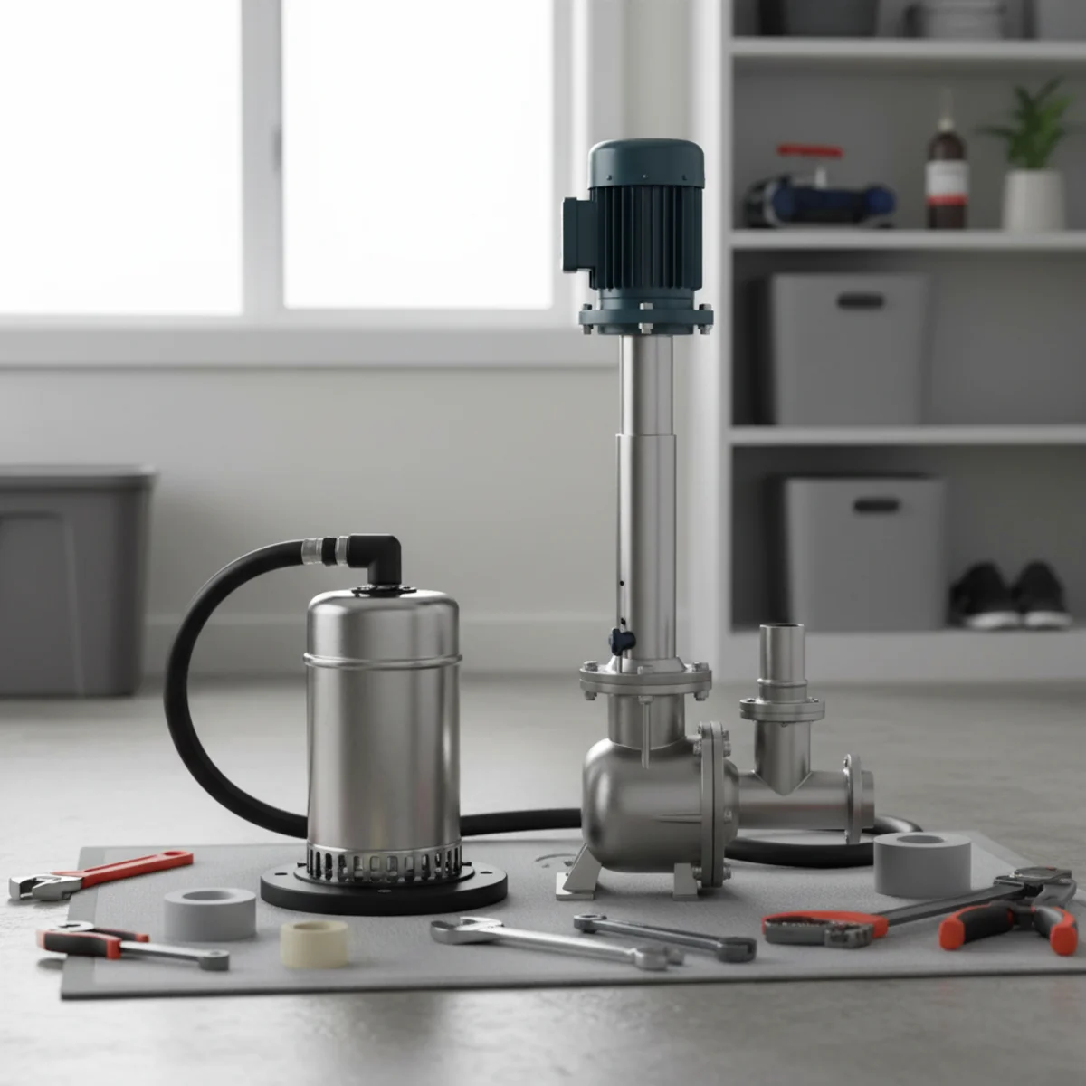 Submersible vs pedestal sump pump comparison