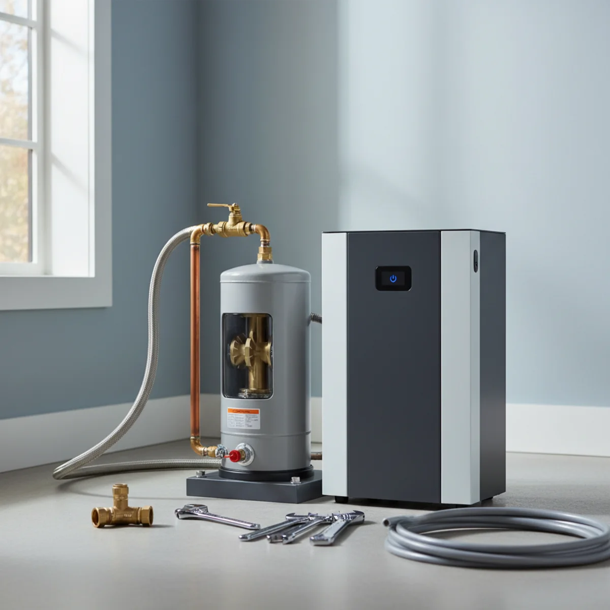 Water-powered vs battery backup sump pump