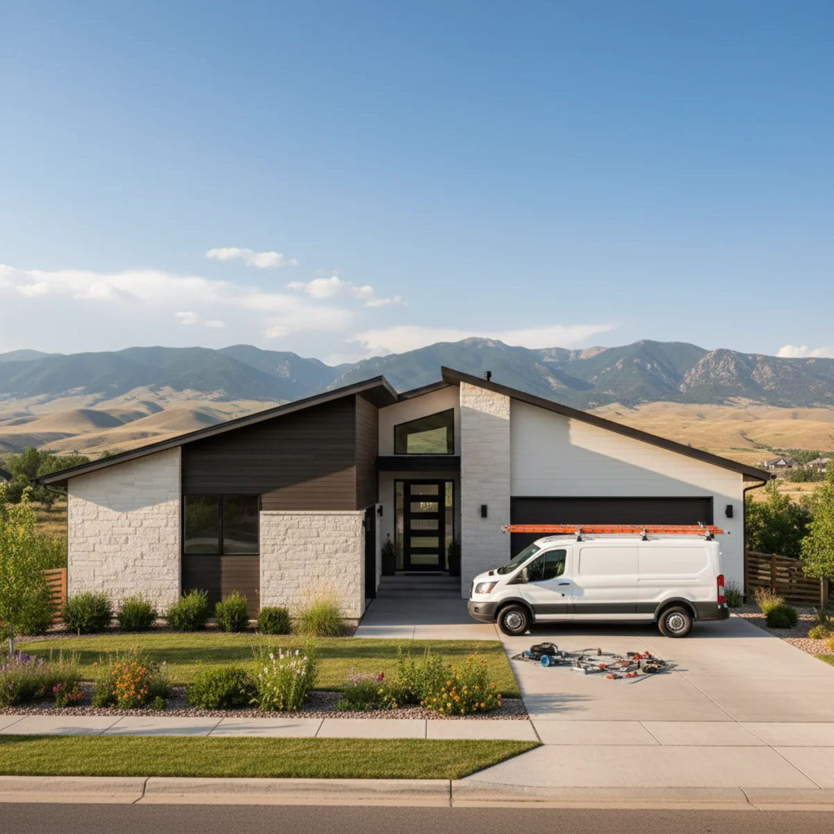 Suburban home in Lone Tree, CO served by a local sump pump company