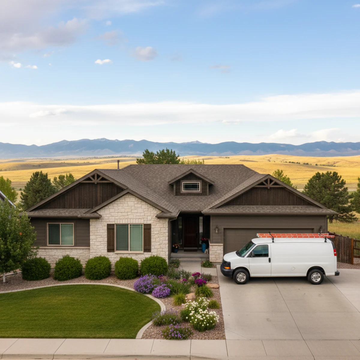 Suburban home in Parker, CO served by a local sump pump company