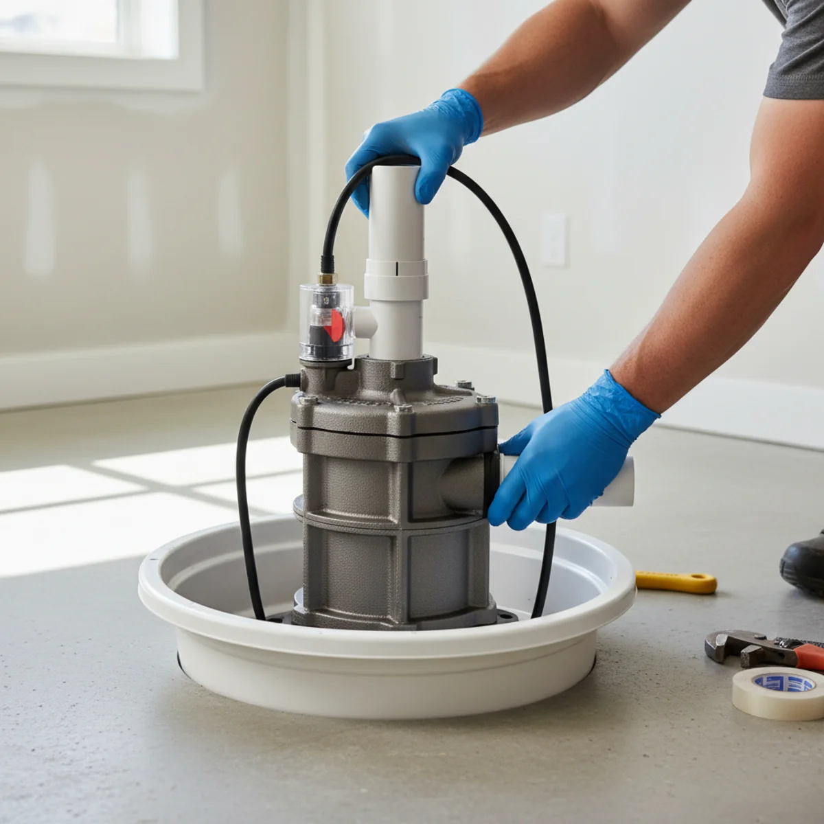 Plumber ready to help with sump pump service in Littleton, CO