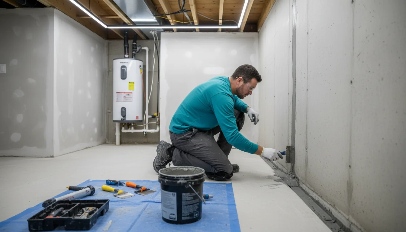Basement waterproofing services