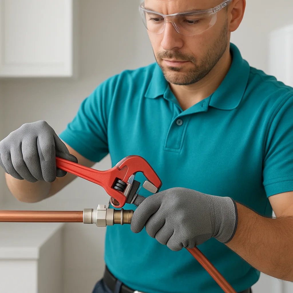 Water line installation